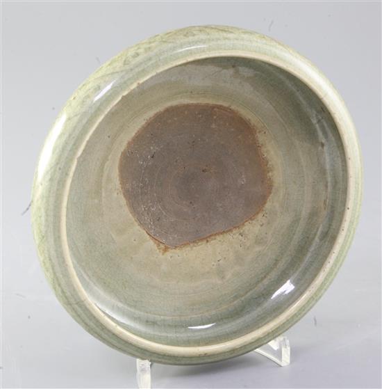 A Chinese Longquan celadon censer, Ming dynasty, 15th / 16th century, diameter 18cm